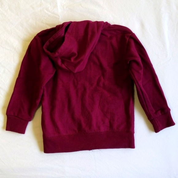 puma unisex maroon purple zip-up hoodie sweatshirt 3T toddler - Picture 8 of 8